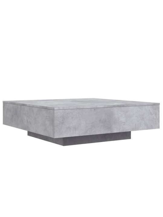 Konferenční stolek betonově šedý 100x100x31 cm kompozitní dřevo