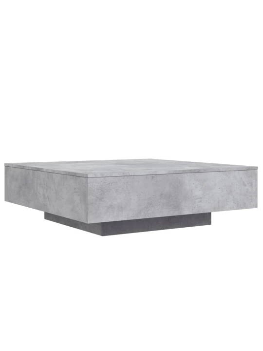 Konferenční stolek betonově šedý 100x100x31 cm kompozitní dřevo