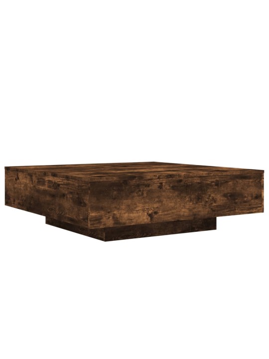 Konferenční stolek kouřový dub 100x100x31 cm kompozitní dřevo