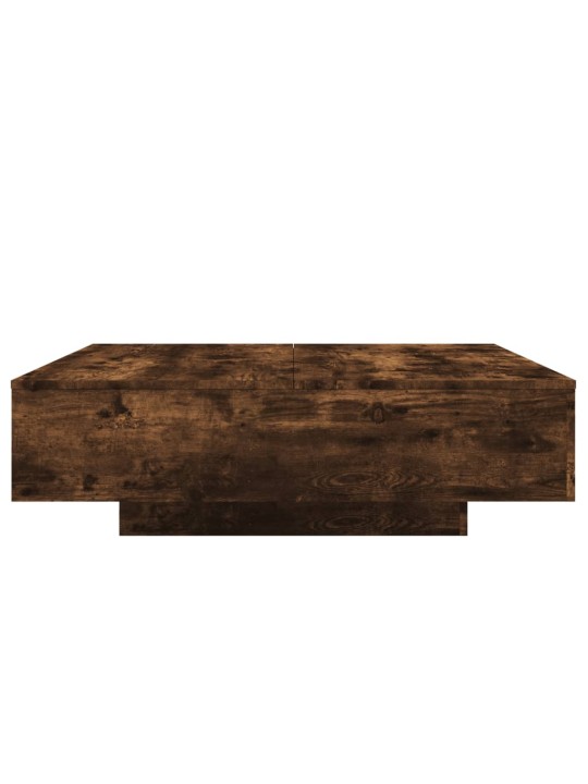 Konferenční stolek kouřový dub 100x100x31 cm kompozitní dřevo