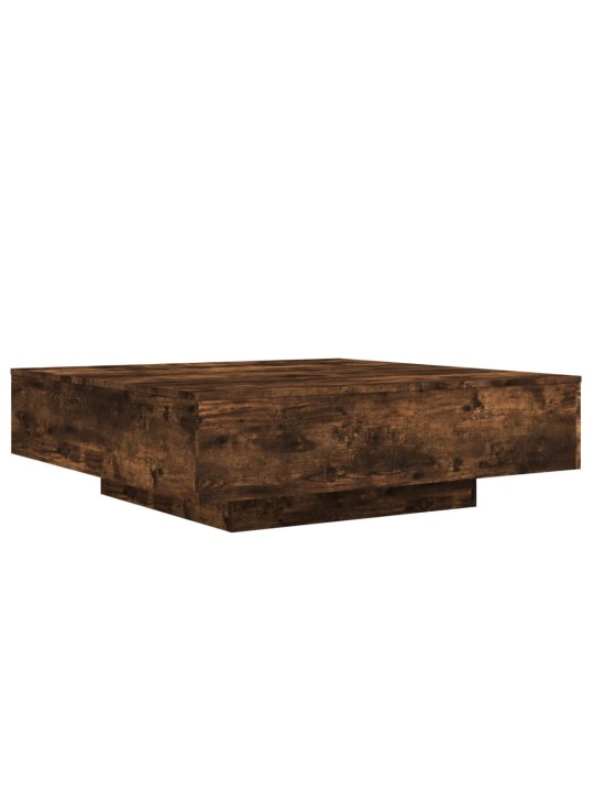 Konferenční stolek kouřový dub 100x100x31 cm kompozitní dřevo