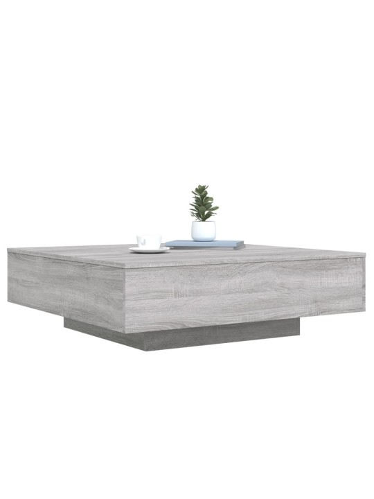Konferenční stolek šedý sonoma 100x100x31 cm kompozitní dřevo