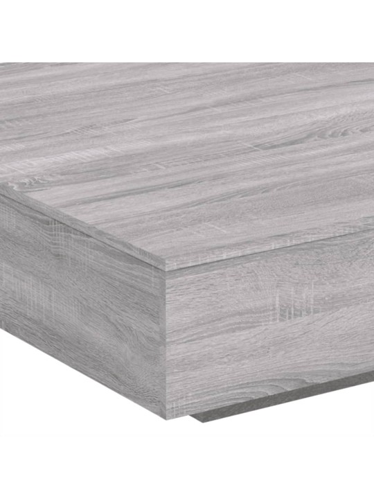 Konferenční stolek šedý sonoma 100x100x31 cm kompozitní dřevo