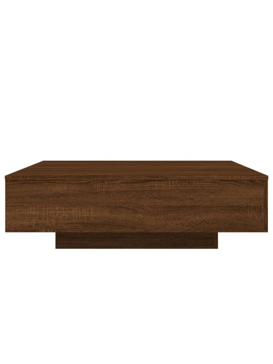 Konferenční stolek hnědý dub 100 x 100 x 31 cm kompozitní dřevo