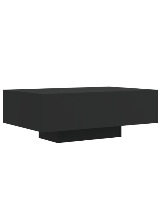 Konferenční stolek s LED osvětlením černý 85 x 55 x 31 cm