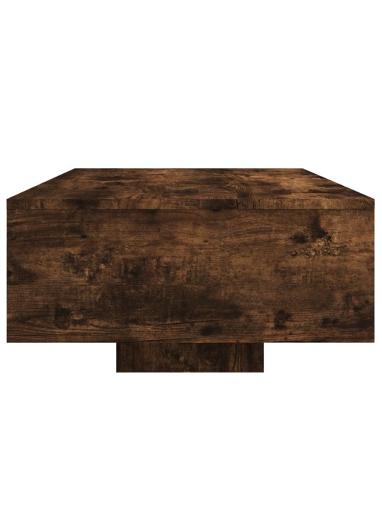 Konferenční stolek s LED osvětlením kouřový dub 85 x 55 x 31 cm