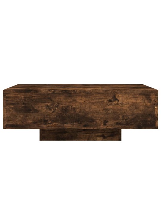 Konferenční stolek s LED osvětlením kouřový dub 85 x 55 x 31 cm