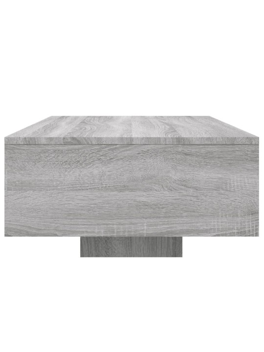 Konferenční stolek s LED osvětlením šedý sonoma 85 x 55 x 31 cm