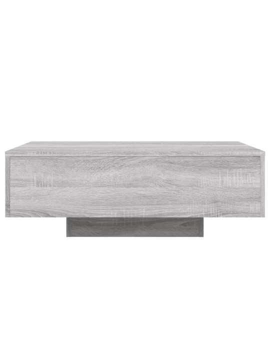 Konferenční stolek s LED osvětlením šedý sonoma 85 x 55 x 31 cm