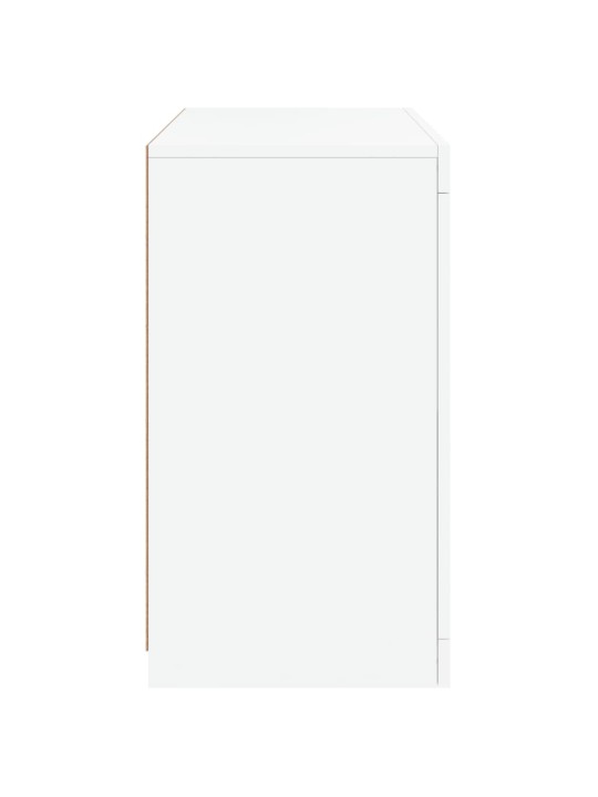 Příborník s LED osvětlením bílý 60,5 x 37 x 67 cm