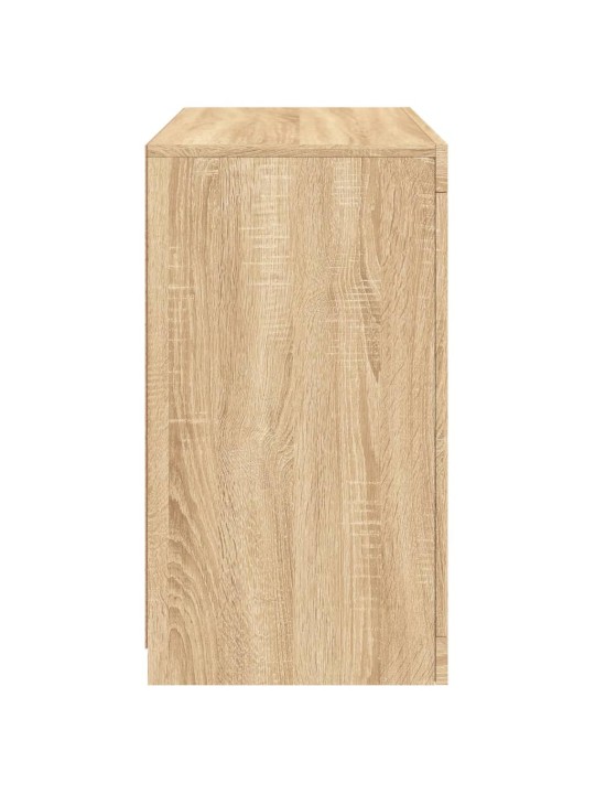 Příborník s LED osvětlením dub sonoma 60,5 x 37 x 67 cm