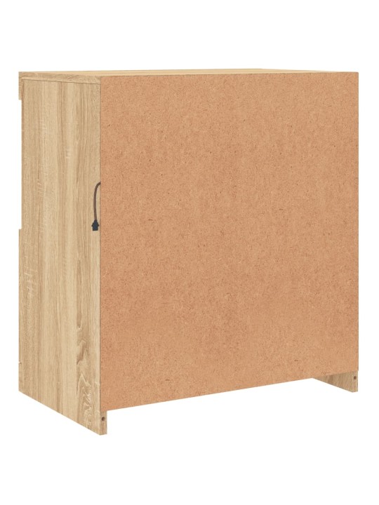 Příborník s LED osvětlením dub sonoma 60,5 x 37 x 67 cm
