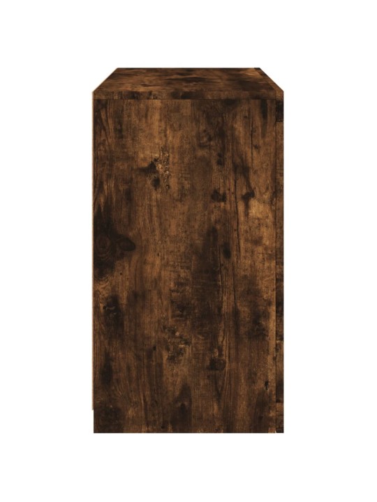 Příborník s led osvětlením kouřový dub 60,5 x 37 x 67 cm