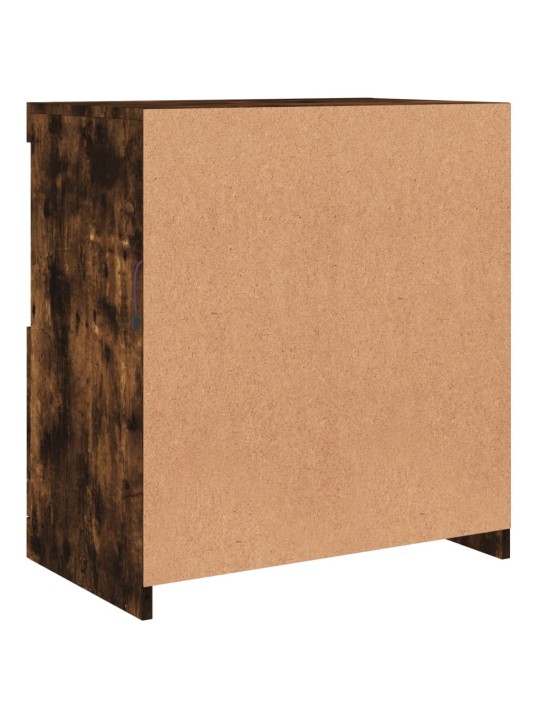 Příborník s led osvětlením kouřový dub 60,5 x 37 x 67 cm
