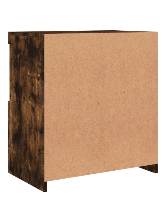 Příborník s led osvětlením kouřový dub 60,5 x 37 x 67 cm