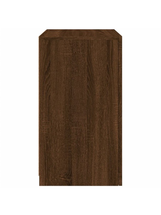 Odkládací skříňky s LED osvětlením 2 ks hnědý dub kompozit