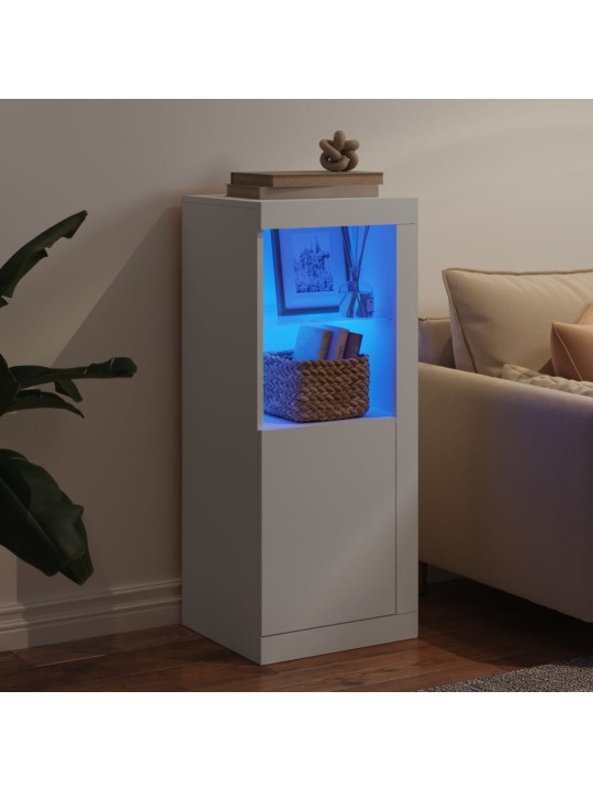 Příborník s LED osvětlením bílý 41 x 37 x 100 cm