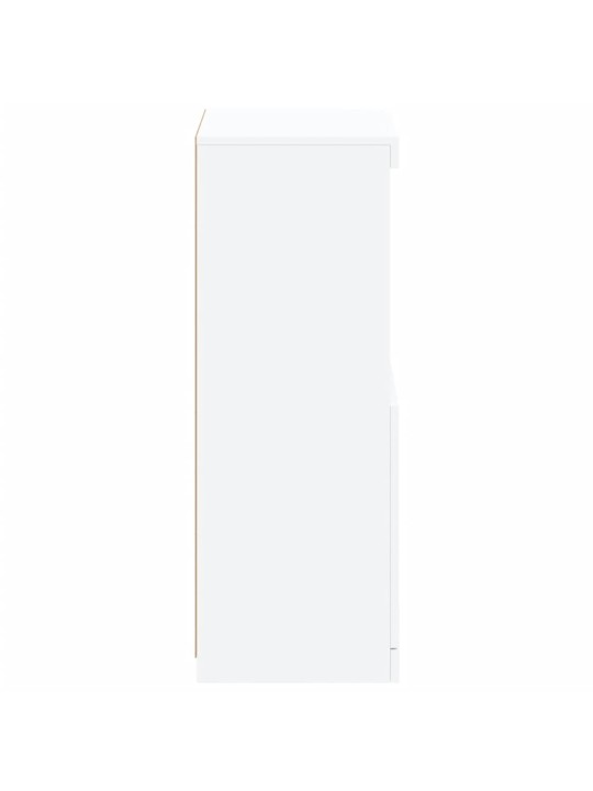 Příborník s LED osvětlením bílý 41 x 37 x 100 cm