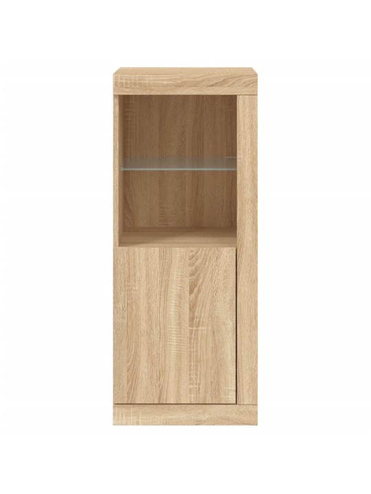 Příborník s LED osvětlením dub sonoma 41 x 37 x 100 cm
