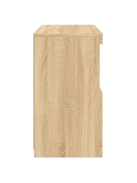 Příborník s LED osvětlením dub sonoma 60 x 37 x 67 cm