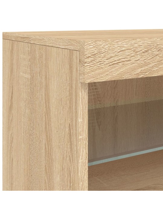 Příborník s LED osvětlením dub sonoma 60 x 37 x 67 cm