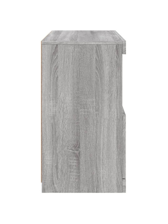 Příborník s led osvětlením šedý sonoma 60 x 37 x 67 cm