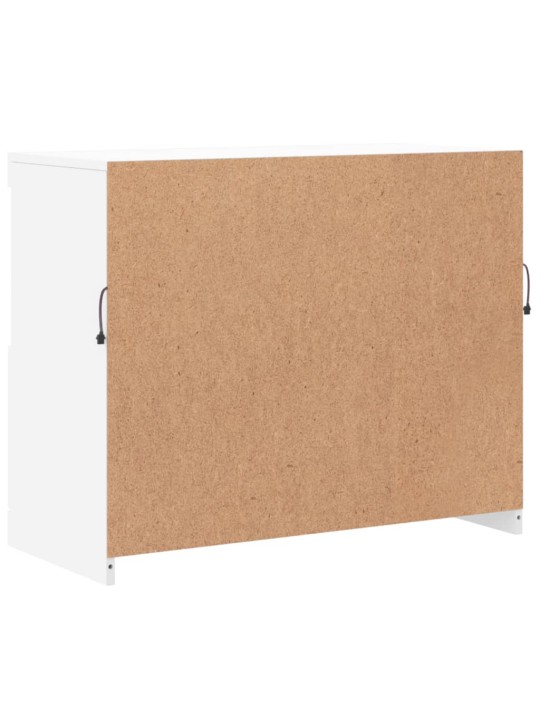 Příborník s LED osvětlením bílý 81 x 37 x 67 cm