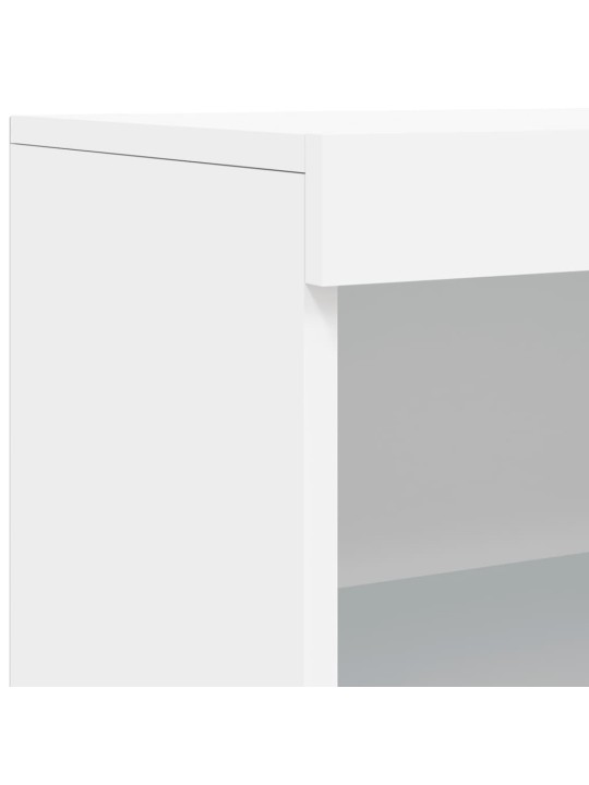 Příborník s LED osvětlením bílý 60,5 x 37 x 100 cm