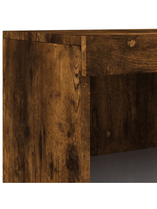 Příborník s LED osvětlením kouřový dub 60,5 x 37 x 100 cm