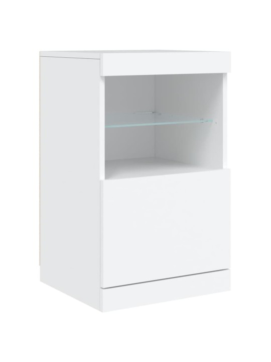 Příborník s LED osvětlením bílý 41 x 37 x 67 cm