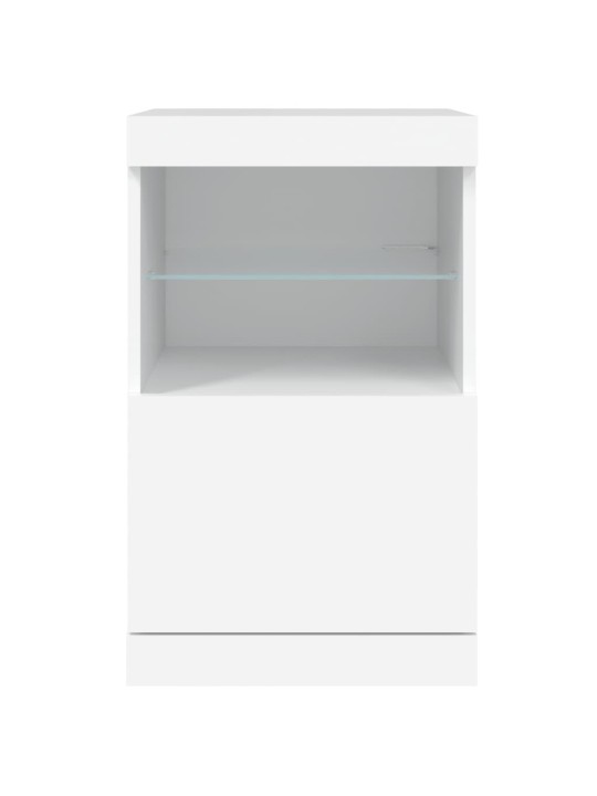 Příborník s LED osvětlením bílý 41 x 37 x 67 cm