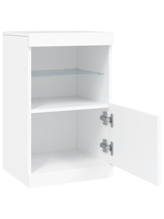 Příborník s LED osvětlením bílý 41 x 37 x 67 cm