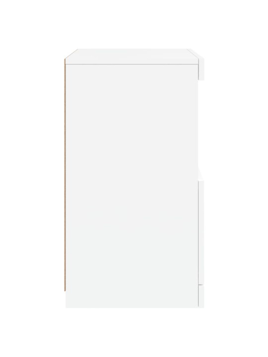 Příborník s LED osvětlením bílý 41 x 37 x 67 cm