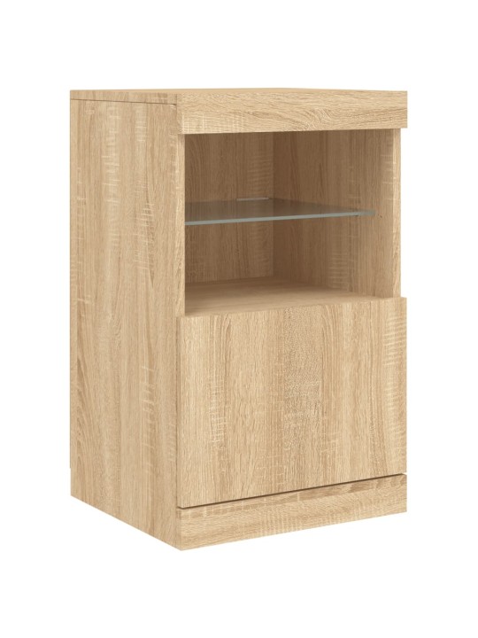 Příborník s LED osvětlením dub sonoma 41 x 37 x 67 cm