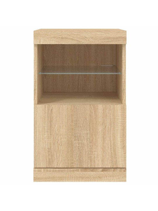 Příborník s LED osvětlením dub sonoma 41 x 37 x 67 cm