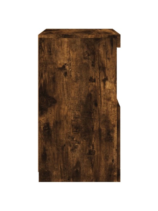 Příborník s LED osvětlením kouřový dub 41 x 37 x 67 cm