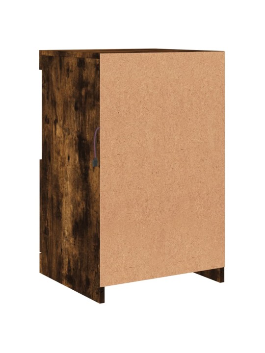 Příborník s LED osvětlením kouřový dub 41 x 37 x 67 cm