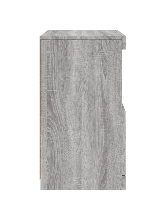 Příborník s LED osvětlením šedý sonoma 41 x 37 x 67 cm