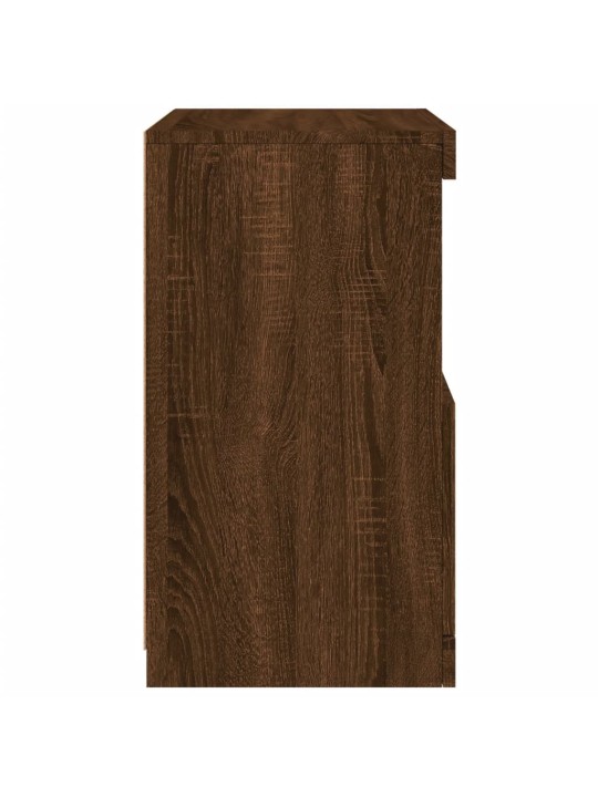 Příborník s LED osvětlením hnědý dub 41 x 37 x 67 cm