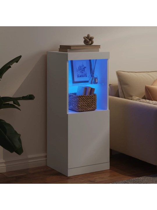 Příborník s LED osvětlením bílý 41 x 37 x 100 cm