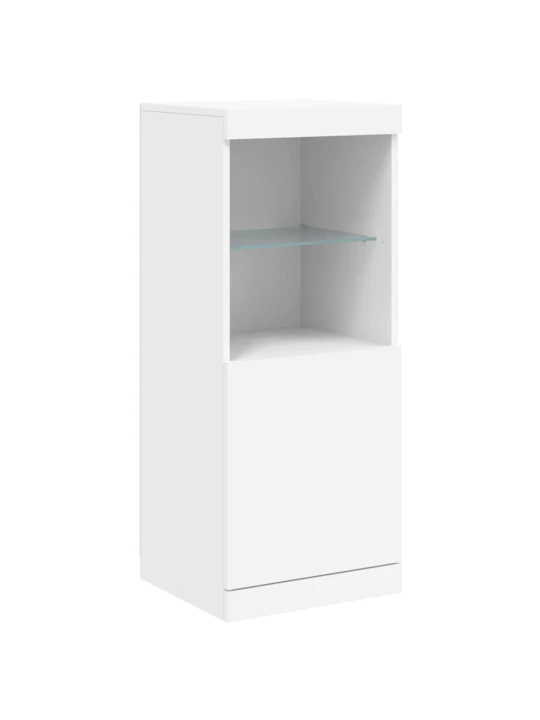 Příborník s LED osvětlením bílý 41 x 37 x 100 cm