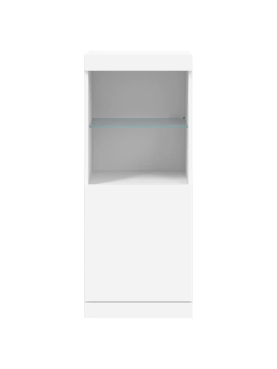 Příborník s LED osvětlením bílý 41 x 37 x 100 cm