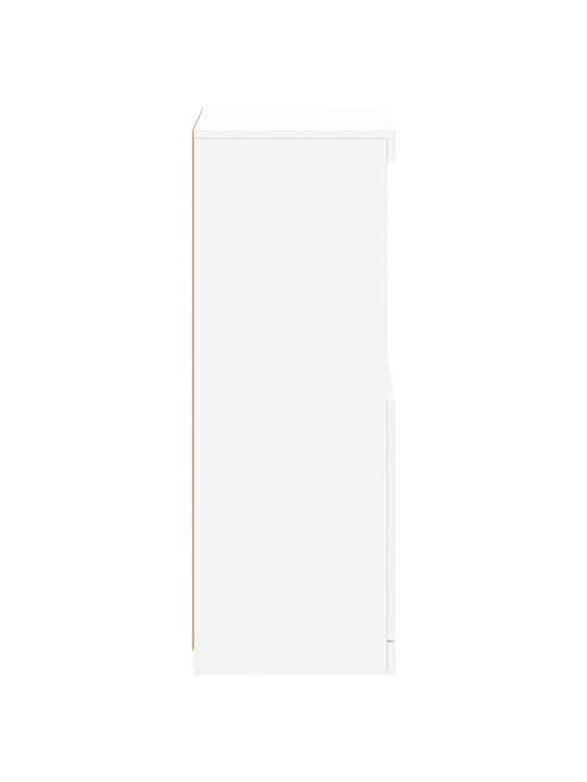 Příborník s LED osvětlením bílý 41 x 37 x 100 cm