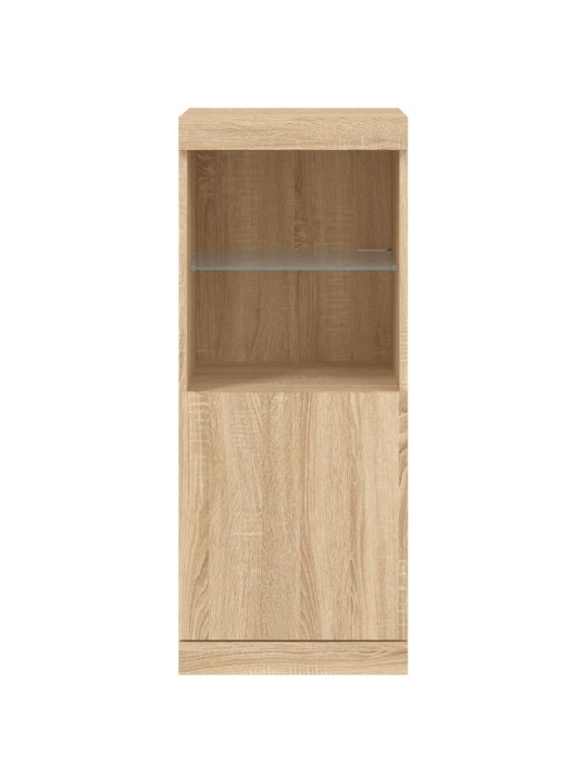 Příborník s LED osvětlením dub sonoma 41 x 37 x 100 cm