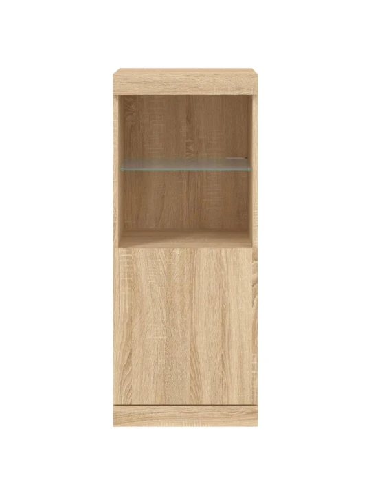 Příborník s LED osvětlením dub sonoma 41 x 37 x 100 cm