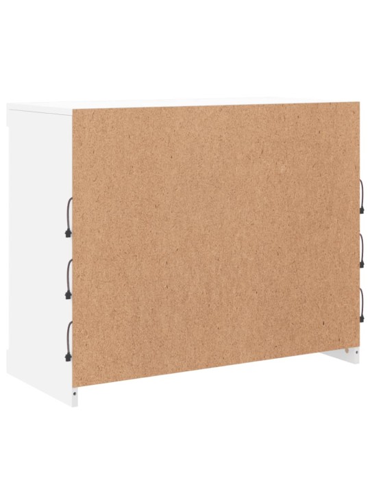 Příborník s LED osvětlením bílý 81 x 37 x 67 cm