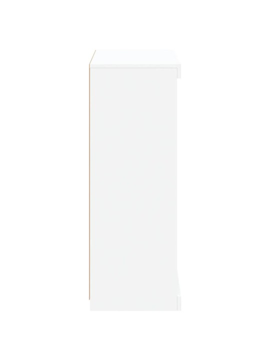 Příborník s LED osvětlením bílý 60,5 x 37 x 100 cm