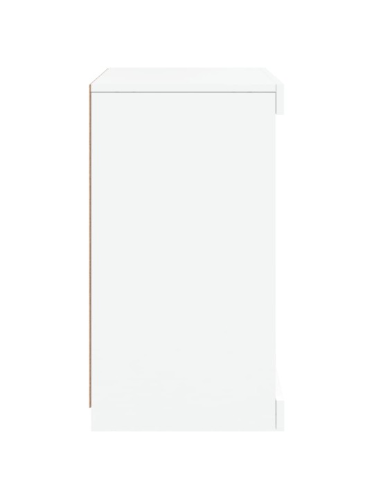 Příborník s LED osvětlením bílý 41 x 37 x 67 cm