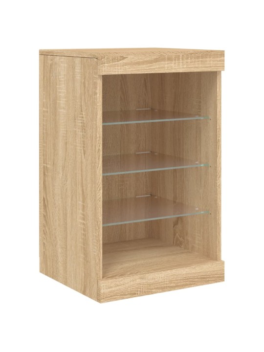 Příborník s LED osvětlením dub sonoma 41 x 37 x 67 cm