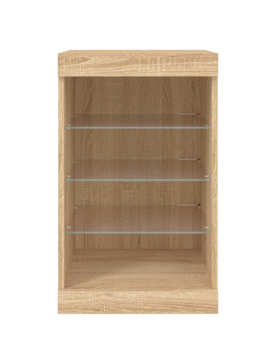 Příborník s LED osvětlením dub sonoma 41 x 37 x 67 cm